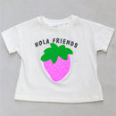 White Pineapple Artwork T Shirt White-1