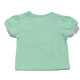 Aqua Donald Duck Mickey Minnie Mouse T Shirt - 0