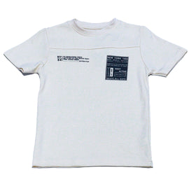 Beige Short Tee And Long Pyjama Set - 0