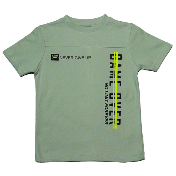 Sage Green Short Tee And Long Pyjama Set