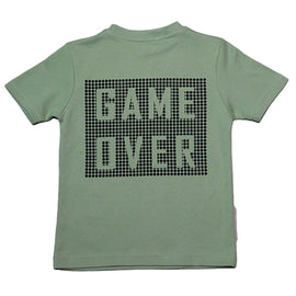 Sage Green Short Tee And Long Pyjama Set - 0