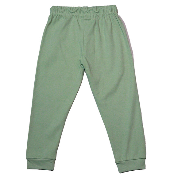 Sage Green Short Tee And Long Pyjama Set