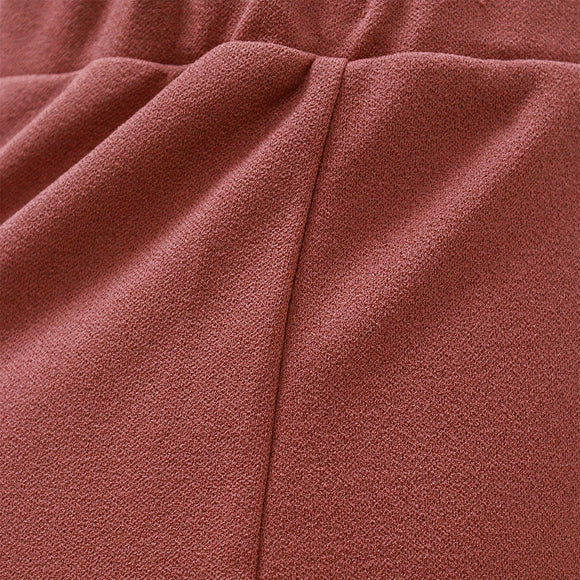 Wide Leg Pin Tuck Detail Trusers Pale