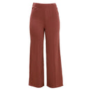 Wide Leg Pin Tuck Detail Trusers Pale-1