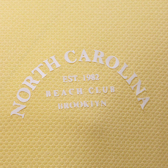 Yellow Jacqard Logo T-Shirts