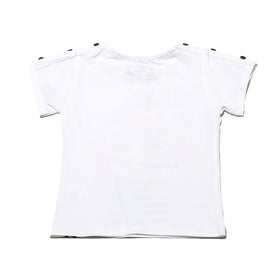 White Girl Print Sequin TShirt - 0