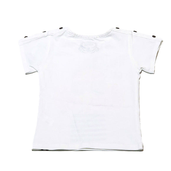 White Girl Print Sequin TShirt