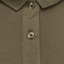 Olive Basic Polo Shirt Dark-3