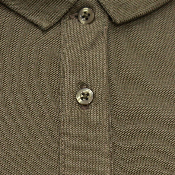Olive Basic Polo Shirt Dark
