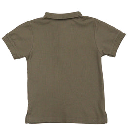 Olive Basic Polo Shirt Dark - 0