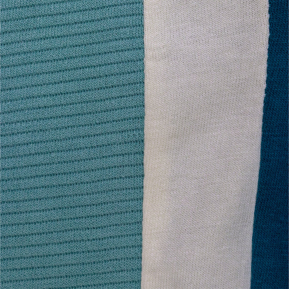 Blue Cut Sew Jersey Ottoman S S Zipper Polo