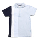 Blue Cut Sew Printed Stripe S S Z-1