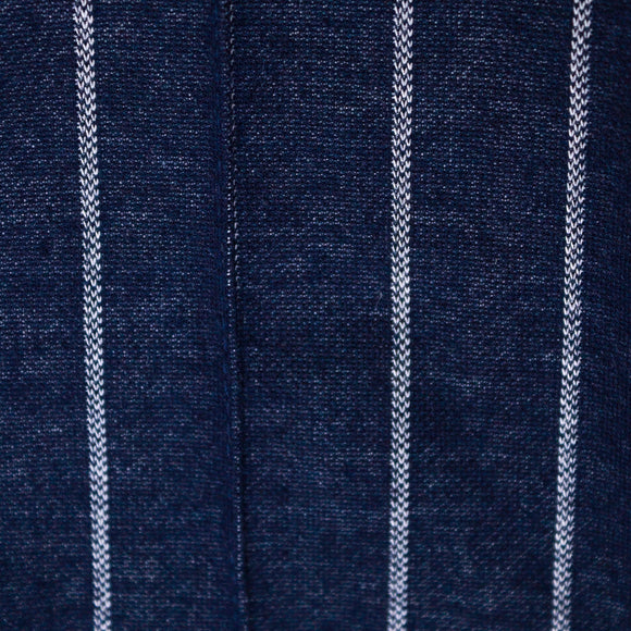 Navy Stripe Pullon Trouser