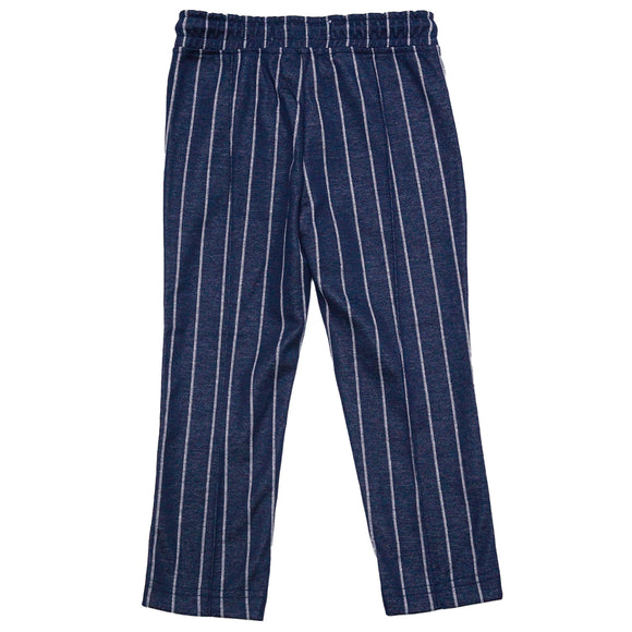 Navy Stripe Pullon Trouser