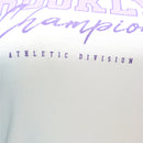 White Rib Contrast T Shirt-3