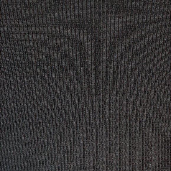 Black Printed Rib T Shirt