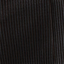 Black rib Wide Leg Pant-2