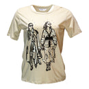 Beige Embellished T-1