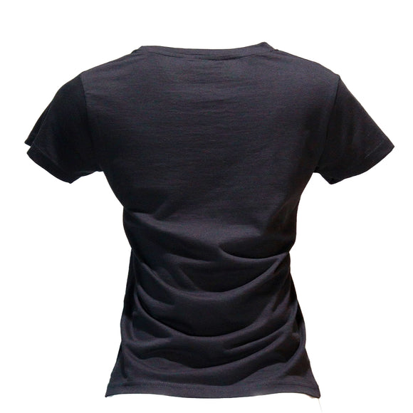 Black Printed T Shirt