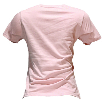 Pink Foil Printed T Shirt - 0