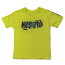 Pale Yellow Naruto Oversized T Shirt Yellow-1