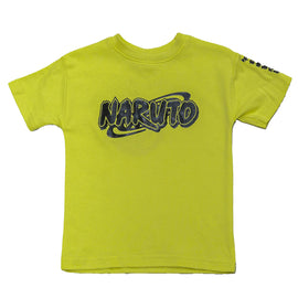 Pale Yellow Naruto Oversized T Shirt Yellow
