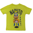 Pale Yellow Naruto Oversized T Shirt Yellow-2
