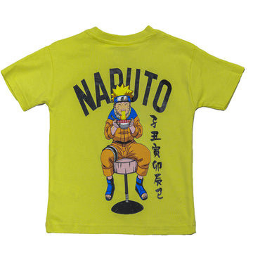 Pale Yellow Naruto Oversized T Shirt Yellow REDTAG