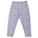 Pale Pink Short Sleeve Placement Print Pj Sets-2