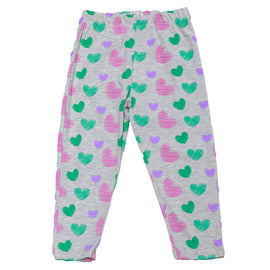 White Short Sleeve Placement Print Pj Sets White - 0