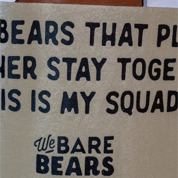 Beige We Bare Bears Printed T Shirt