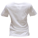 White Snoopy Printed T Shirt-3