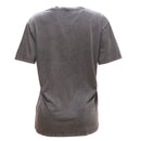Charcoal Oversize Biker T Shirt-3