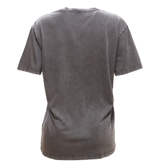 Charcoal Oversize Biker T Shirt