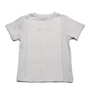 White Jacquard Cut N Sew T Shirt-1