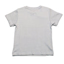 White Jacquard Cut N Sew T Shirt-2