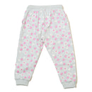 Sky Blue Aop Floral Track Pant-2