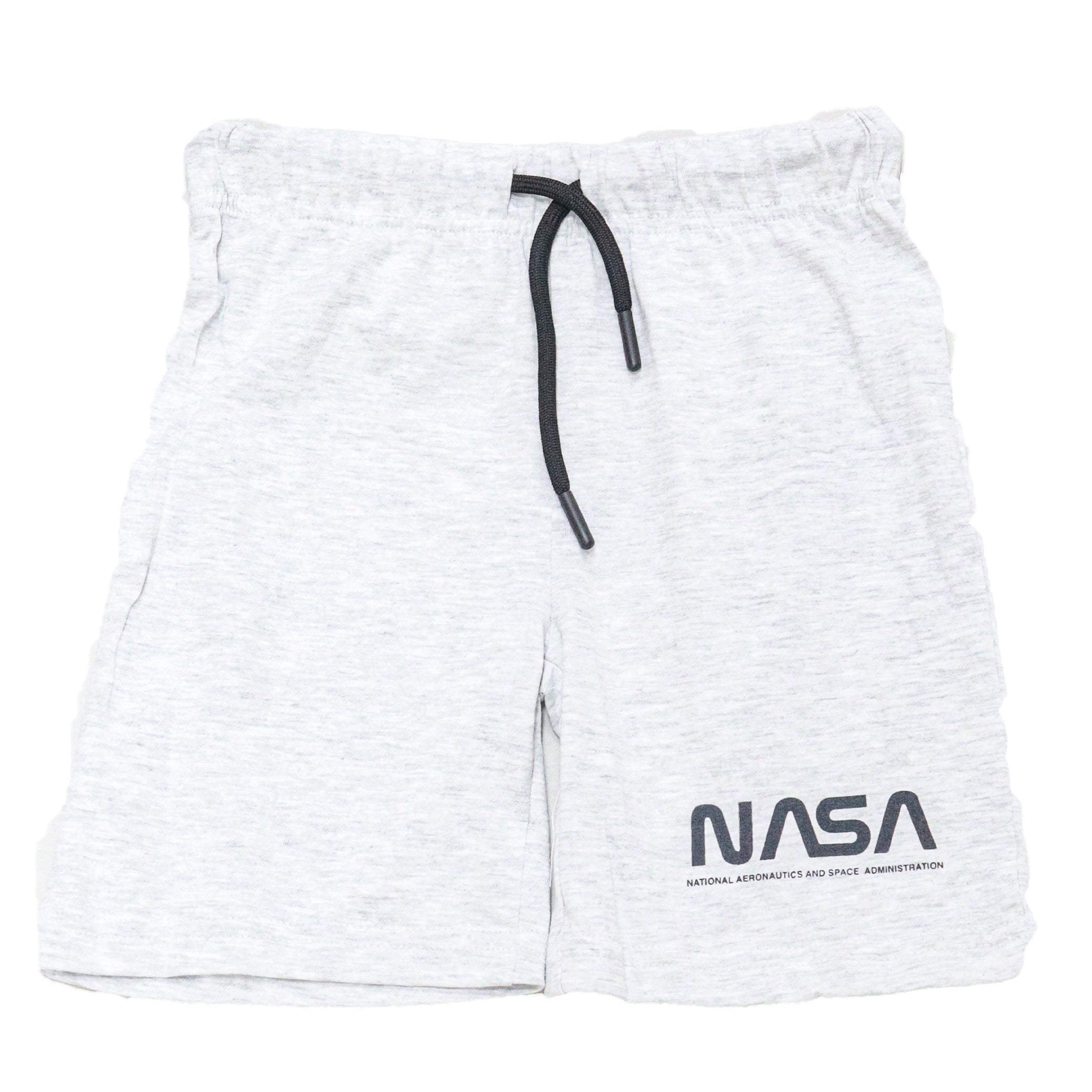 Navy Nasa Short Sleeve T Shirt And Shorts Pyjama Set