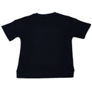 Black Jaquard Oversized T Shirt-3