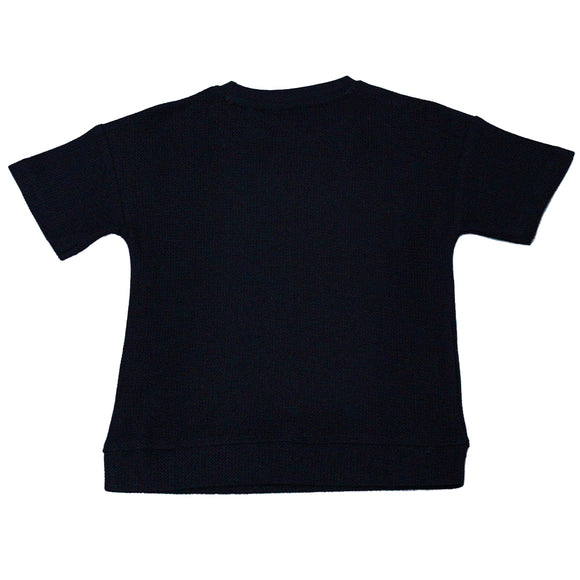 Black Jaquard Oversized T Shirt