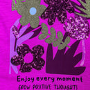 Fuchsia Sequins Drop Shoulder Boxy Top Fuchsia-2