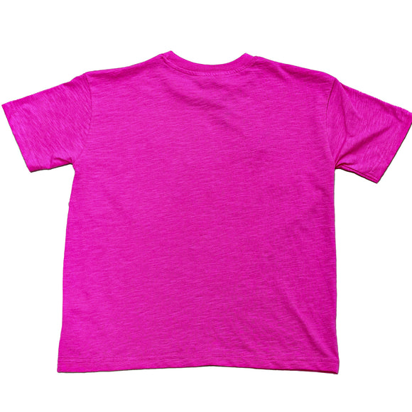 Fuchsia Sequins Drop Shoulder Boxy Top Fuchsia