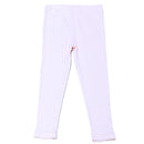 Pink Placement Embroidery Rib Legging-3