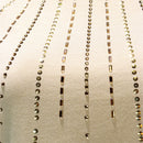 Beige Rolled Sleeves With Embellishement T Shirt-3