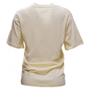 Cream Oversized Embellished T Shirt-3