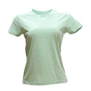 Pale Green Short Sleeve Crew Neck T Shirt-1