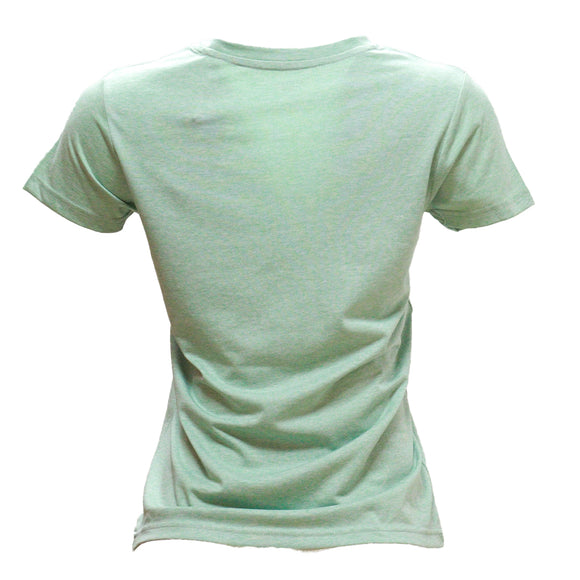 Pale Green Short Sleeve Crew Neck T Shirt