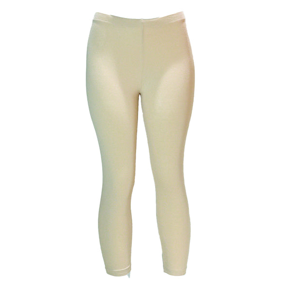 Tan Cropped Legging