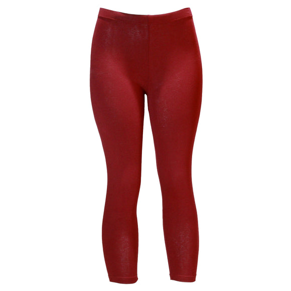 Red Cropped Legging