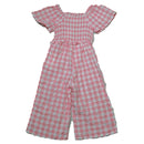 Pink Seersucker Jumpsuit Pale-2